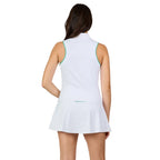 Sofibella Alpine Whites Women's Sleeveless Polo