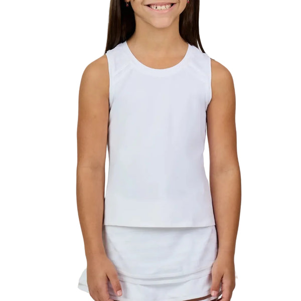 Sofibella White Stripes Girls Tank
