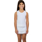 Sofibella White Stripes Girls Tank