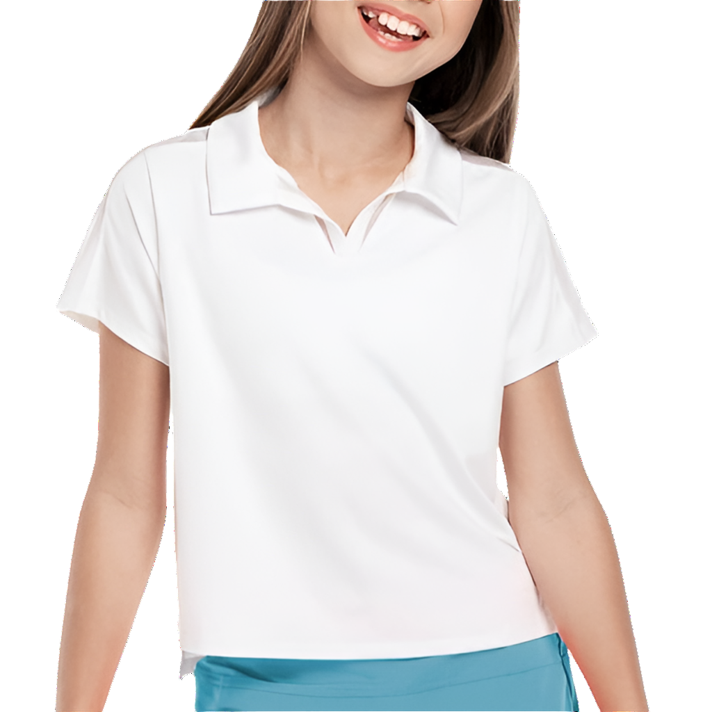 Lucky In Love V-Neck Girls' Tennis Polo