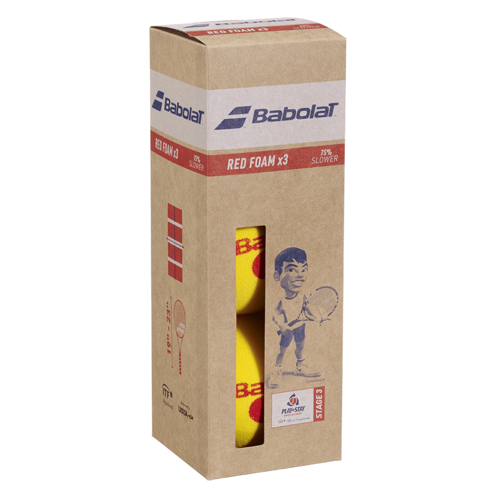 Babolat Red Foam Balls x3