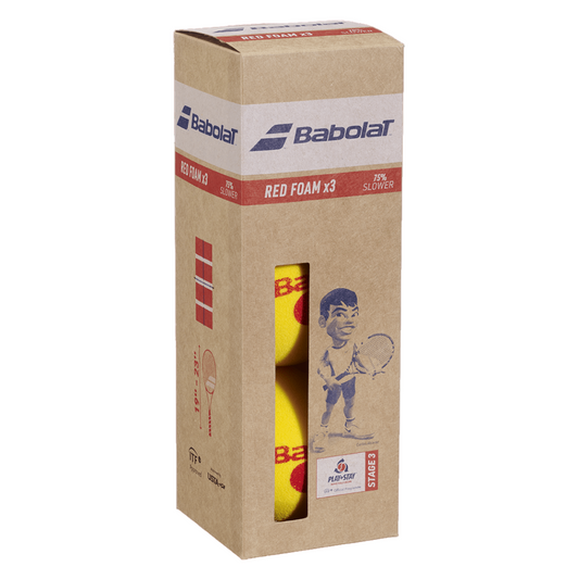 Babolat Red Foam Tennis Balls x3