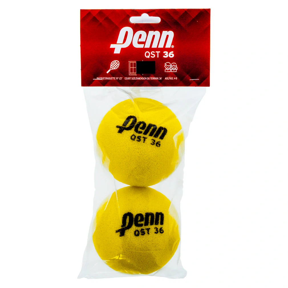 Penn QST 36 Red Foam Training Balls 2-Pack
