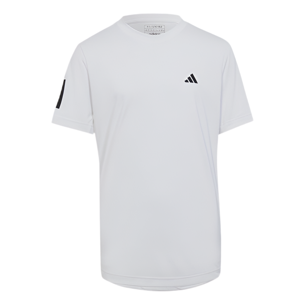 Adidas B Club 3Str Short Sleeve Boys Tennis Top