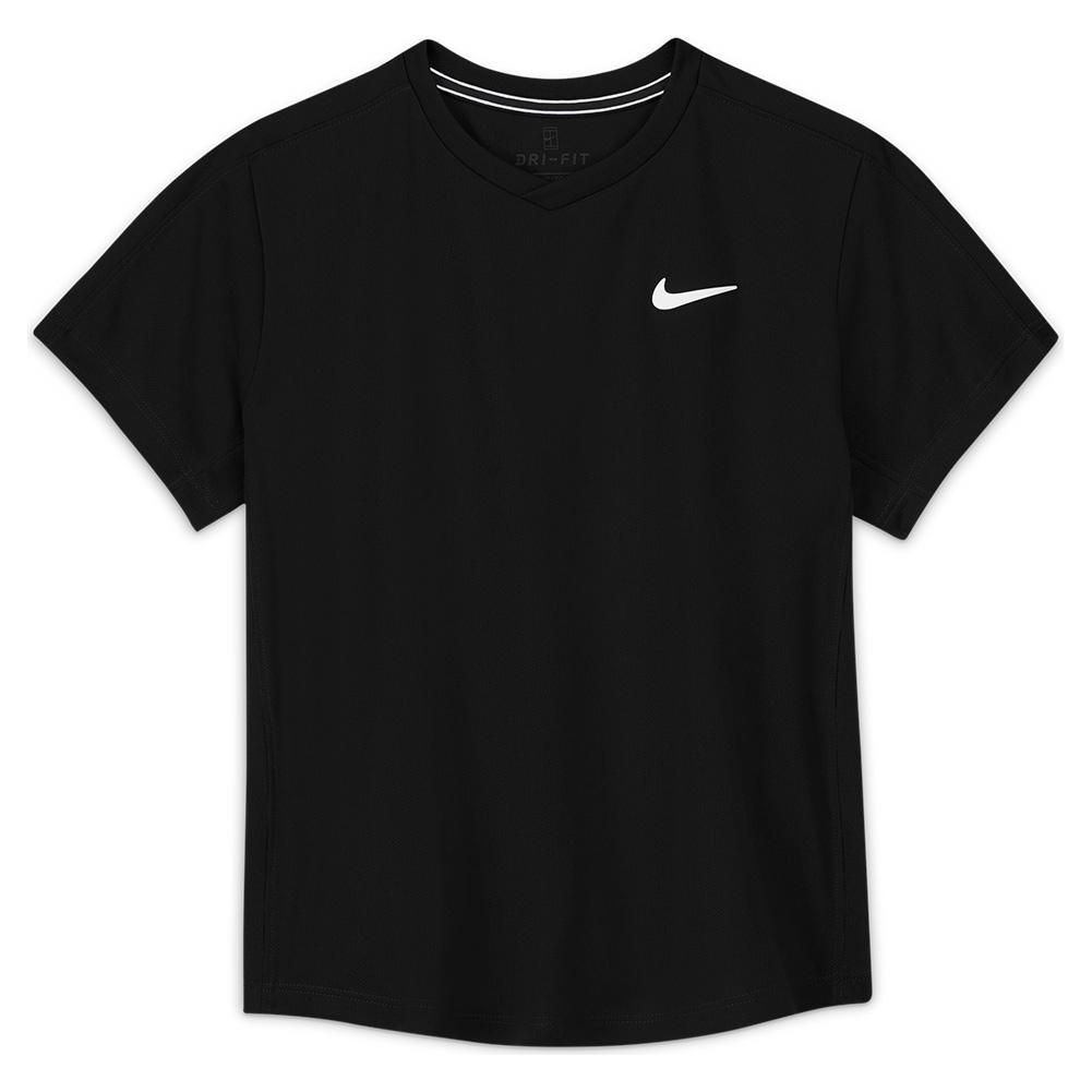 Nike Dri-Fit Victory Short Sleeve Boys Tennis Top