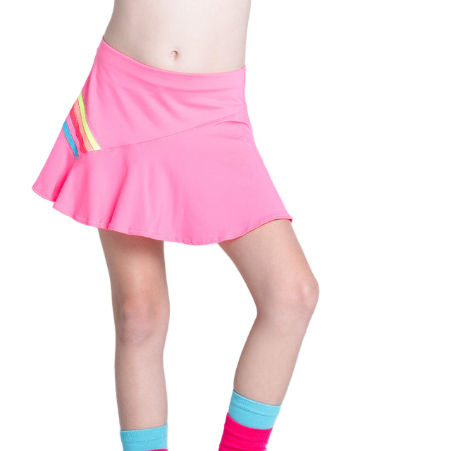 Lucky In Love Prisma Stripe Girls Skirt