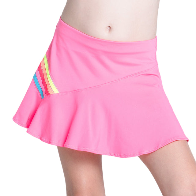 Lucky In Love Prisma Stripe Girls Skirt
