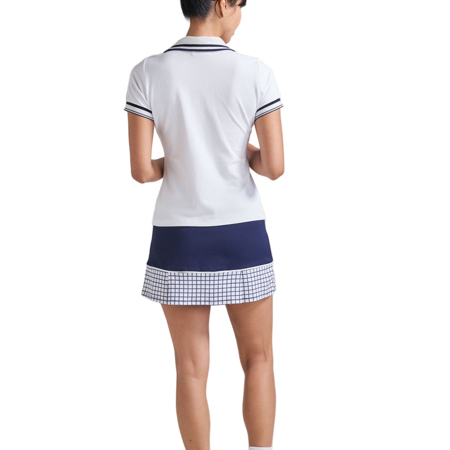 Loeuf Poche Baseline Open Collar Women's Polo