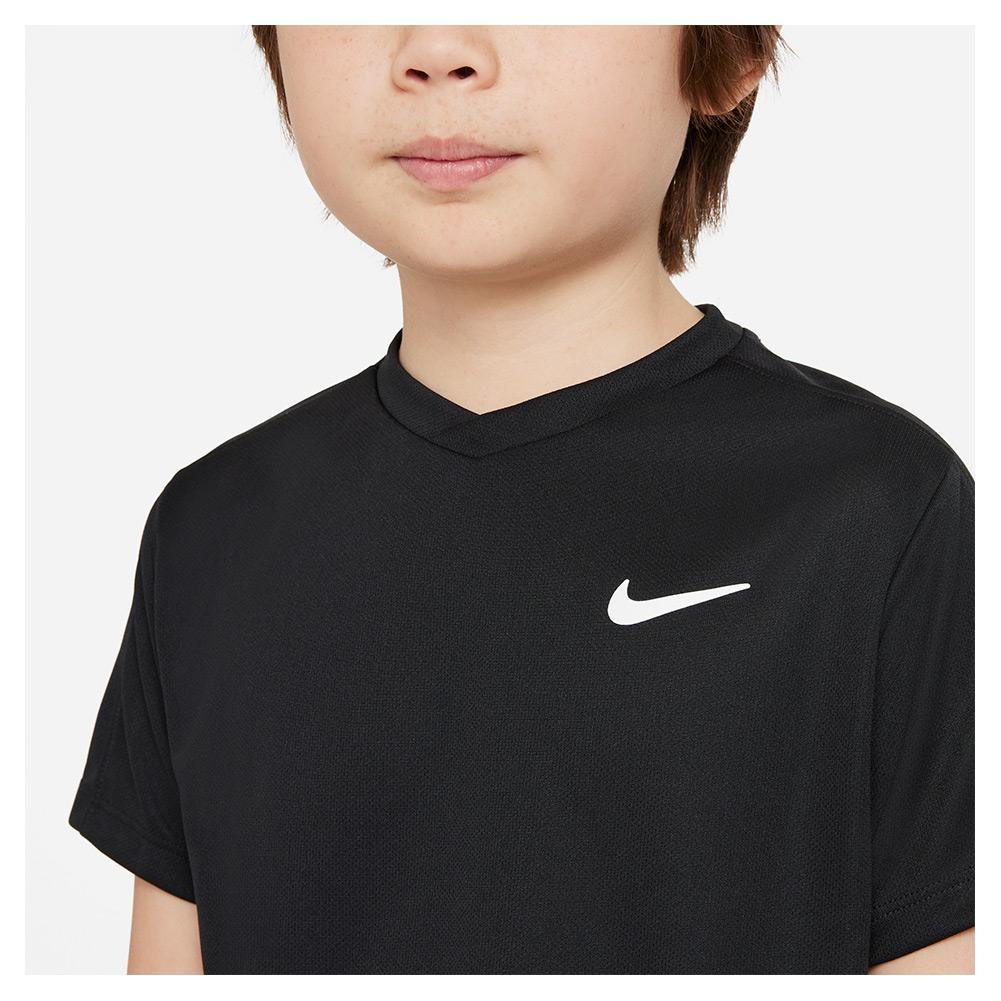 Nike Dri-Fit Victory Short Sleeve Boys Tennis Top