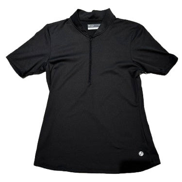 Lija Sly Zip Mock Tee Women's Short Sleeve