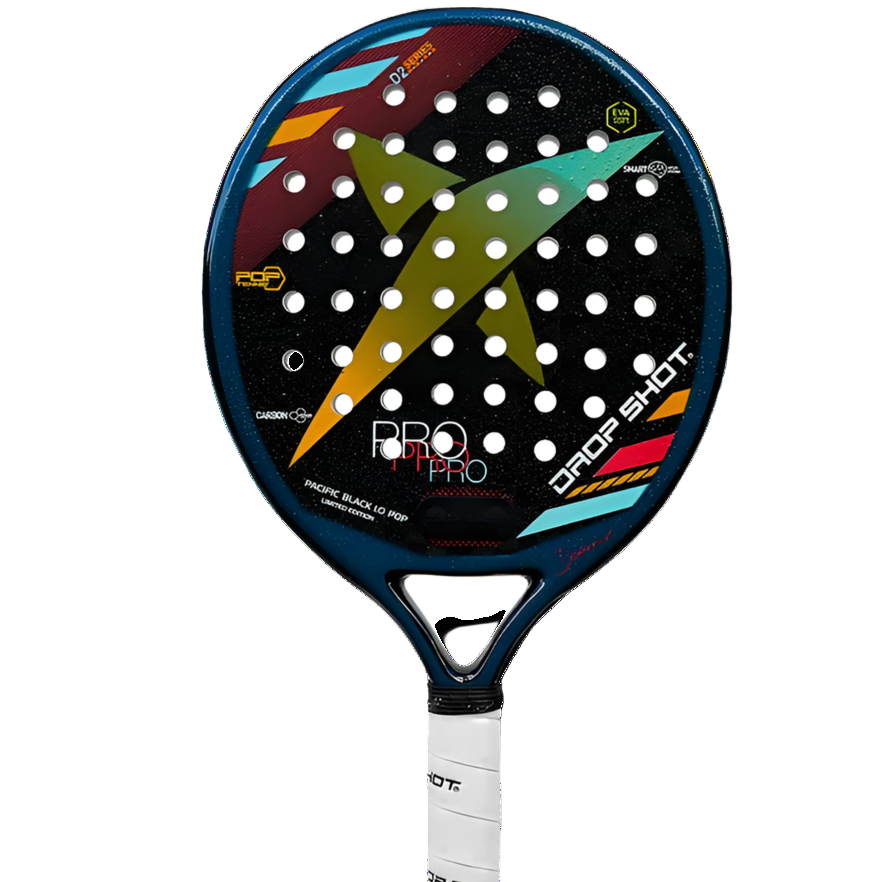Drop Shot Pacific Black LE 1.0 Pop Tennis Paddle