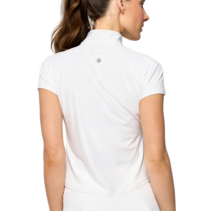 Lija Sly Zip Mock Tee Women's Short Sleeve