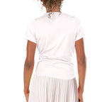Lucky In Love V-Neck Short Sleeve Girls Tennis Top