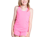 Lucky In Love Girls Tennis Tank Top