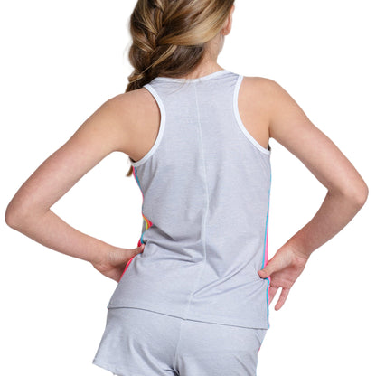 Lucky In Love Girls Tennis Tank Top