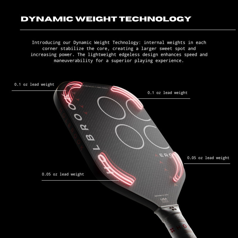 Holbrook Metallic Aero T Pickleball Paddle