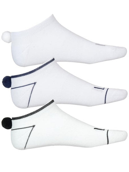 Lucky In Love Pom Pom Socks - 3-Pack